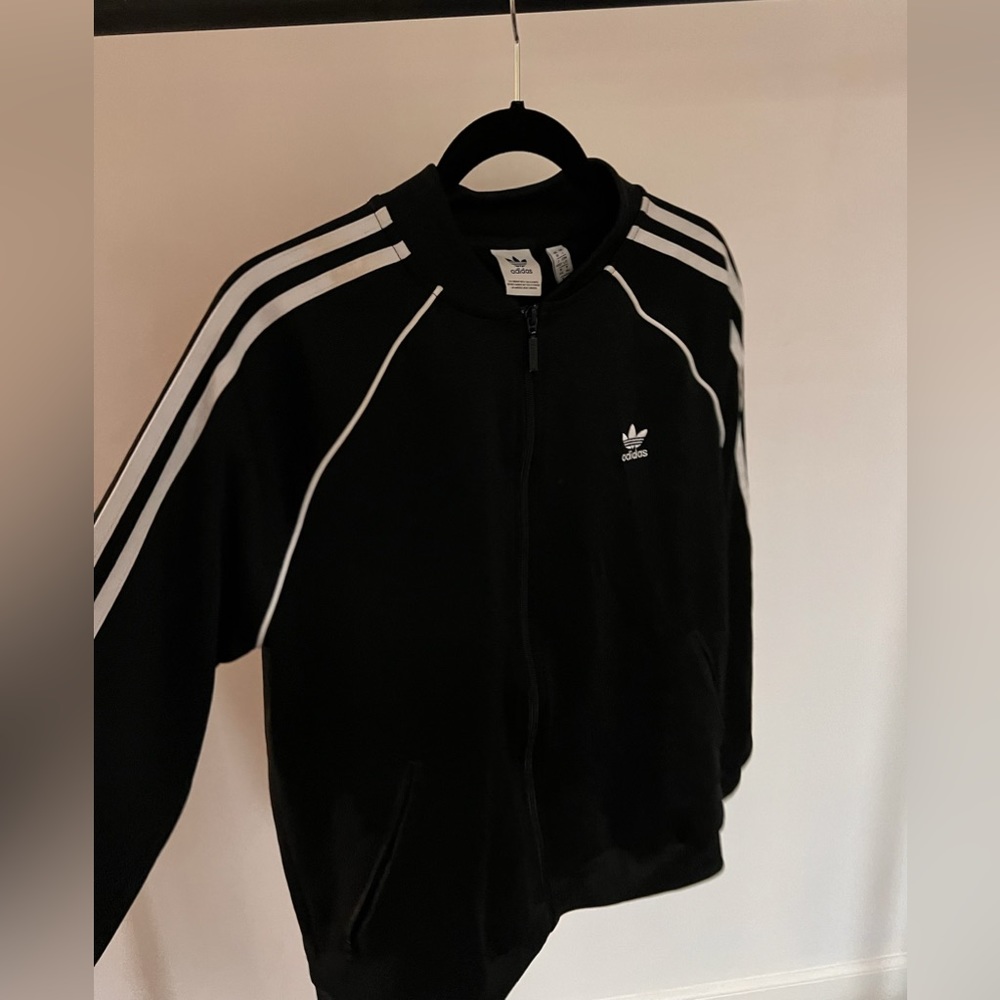 Adidas black Superstar Track Jacket